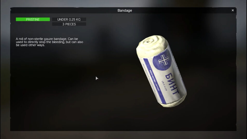 DayZ bandage